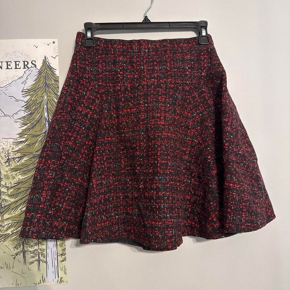 Vintage Bergdorf Goodman cotton silk blend A-Line Mini Skirt